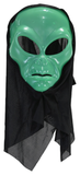 Glow in the Dark Skull Hooded Mask Assorted — XH0000195