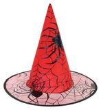 Witch Hat With Web And Spiders Assorted — XH0000250