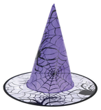 Witch Hat With Web And Spiders Assorted — XH0000250