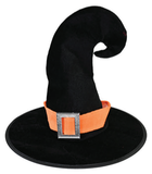 Witch Hat With Coloured Buckle Assorted — XH0000253