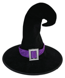 Witch Hat With Coloured Buckle Assorted — XH0000253
