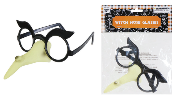 Witch Nose And Glasses Assorted — XH0000264