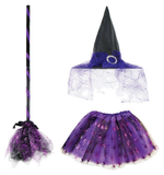 Witch Dress Up Tutu Set Kids Assorted — XH0000266