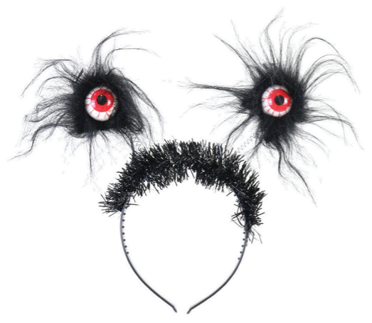 Bobbly Eyeball Headband Assorted — XH0000429