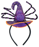 Witch Hat Spider Headband Assorted — XH0000437