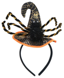 Witch Hat Spider Headband Assorted — XH0000437