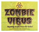 Halloween Bottle Stickers 4pk Assorted — XH0000564