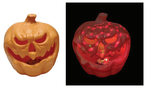 Battery Operated Pumpkin Head LED Projector — XH5513