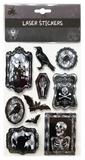 Eerie Laser Stickers Assorted — XH5538