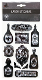 Eerie Laser Stickers Assorted — XH5538