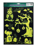Glow in the Dark Window Stickers 30cm Assorted — XH5543