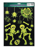 Glow in the Dark Window Stickers 30cm Assorted — XH5543