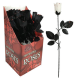 Black & White Rose 44cm — XH5582