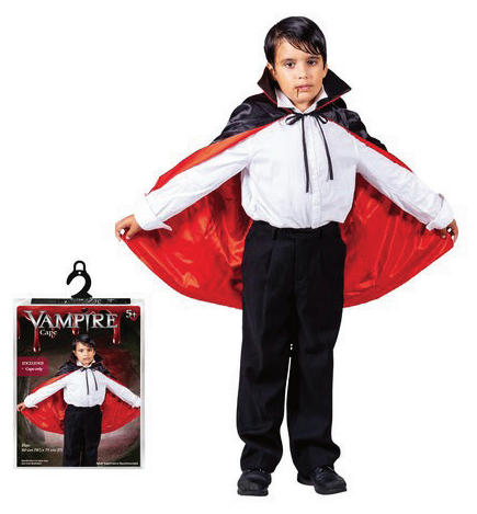 Vampire Cape Kids 75cm — XH5822