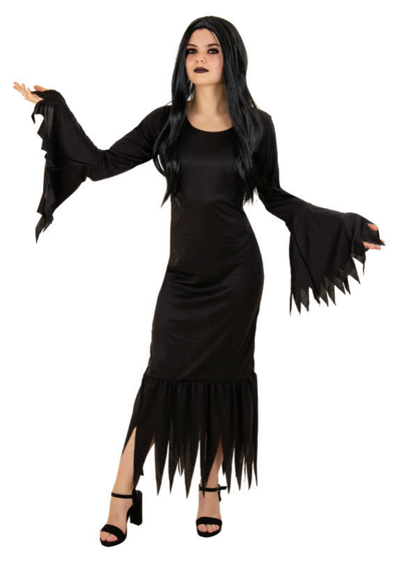 Costume Black Trimmed Edge Witch Adults — XH5952
