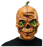 Full Head Pumpkin Latex Mask — XH6102