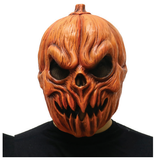Full Head Pumpkin Latex Mask — XH6102
