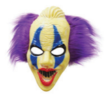 Horror Clown Mask With Wig — XH6872