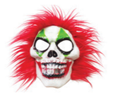 Horror Clown Mask With Wig — XH6872