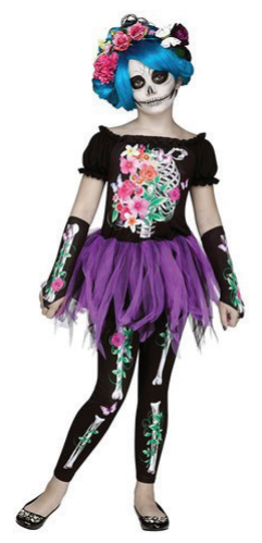 Costume Day Of The Dead Girls — XH6953