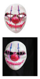 Light Up Evil Clown Mask Assorted — XH7122