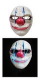 Light Up Evil Clown Mask Assorted — XH7122