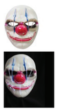 Light Up Evil Clown Mask Assorted — XH7122