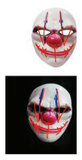 Light Up Evil Clown Mask Assorted — XH7122