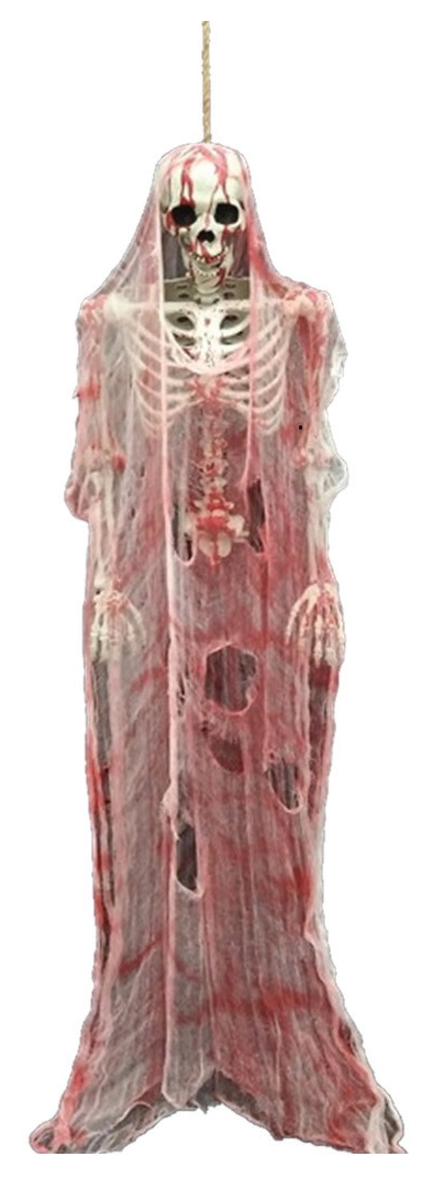Hanging Skeleton With Bloody Cloth 220cm — XH7324