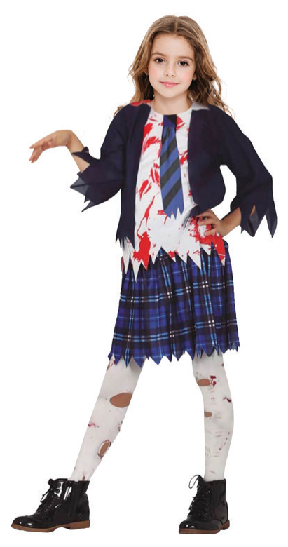 Costume Zombie Student Girls — XH7485