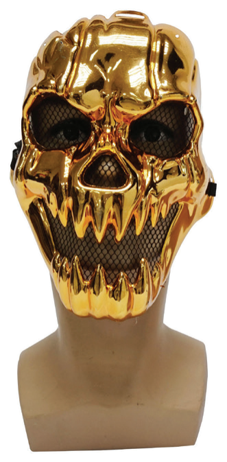 Metallic Face Mask Wide Mouth Assorted — XH7599