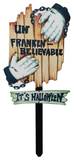 Halloween Sign Stake 70cm Assorted — XH7806