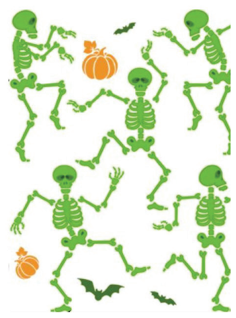 Skeleton Window Stickers 28cm — XH7815