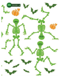 Skeleton Window Stickers 28cm — XH7815