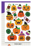 Halloween Glitter Sticker Assorted — XH7824