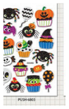 Halloween Glitter Sticker Assorted — XH7824