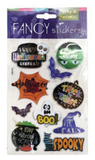 Halloween Puffy Metallic Stickers Assorted — XH7827