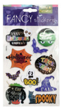Halloween Puffy Metallic Stickers Assorted — XH7827