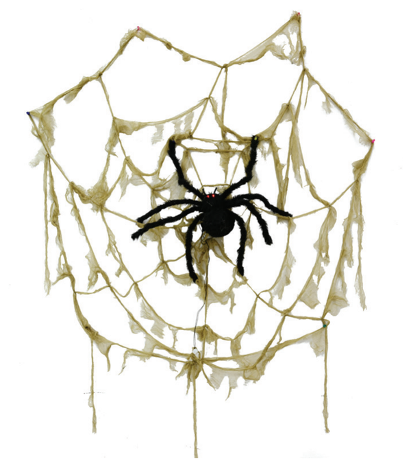 Animated Web With Spider 2.2m — XH7862