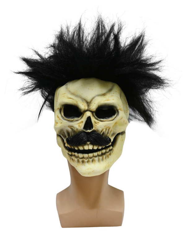 Hairy Skull Latex Mask — XH7991