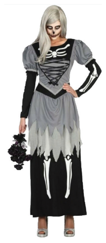 Costume Skeleton Bride Ladies — XH7998