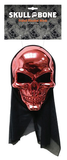 Foiled Skull Hooded Mask Assorted — XH8038