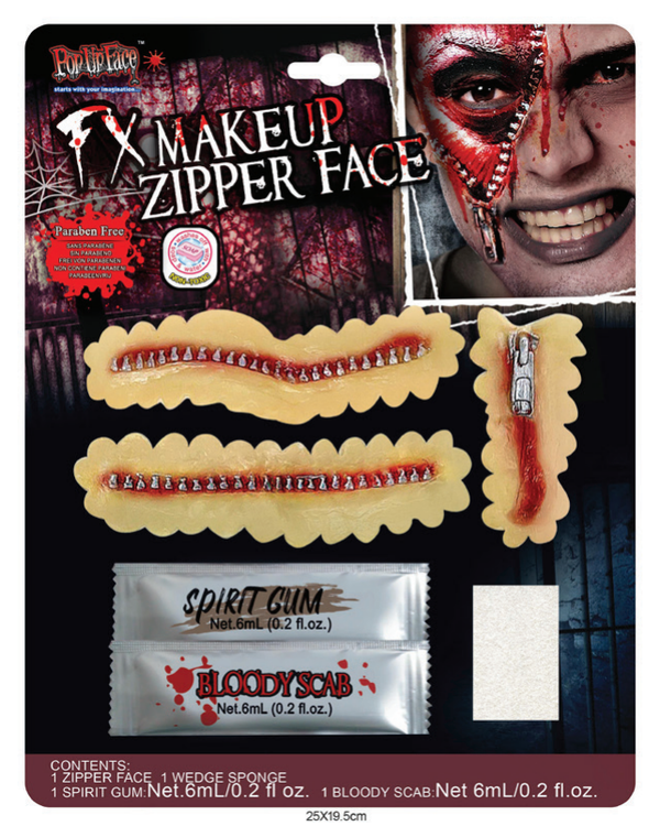 Special FX Makeup Zipper Face Makeup Kit — XH8064