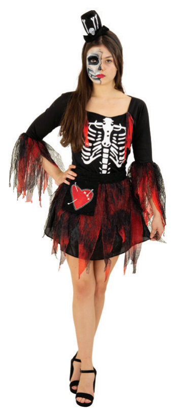 Costume Skeleton Day Of The Dead Ladies — XH8091