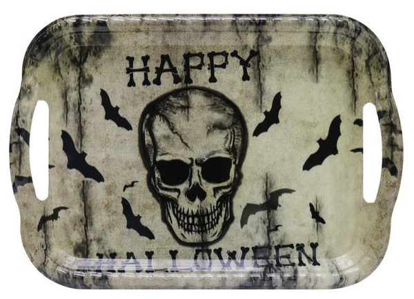 Skull Rectangular Serving Tray — XH8116