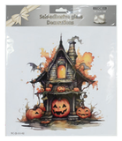 Spooky Glitter Window Sticker Assorted — XH8582