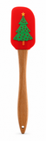 Christmas Spatula with Wooden Handle