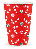 Christmas Paper Cups – 8 Pack, 250mL