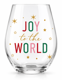 Classic Christmas Stemless Glass 550 mL