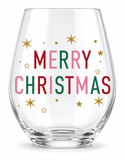 Classic Christmas Stemless Glass 550 mL